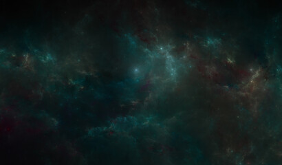 Wall Mural - Fictional Nebula #34 - High Resolution (13k) - Sci-fi Space
