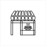 Fototapeta  - Bakery, cafe,  eshop , market, shop, store icon