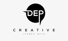 DEP Creative Circle Letters Logo Design Victor