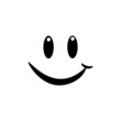 Smile icon logo vector
