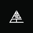 ABA letter logo creative design. ABA unique design
