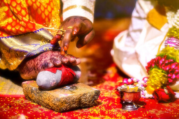 Traditional Indian marriage ceremony
