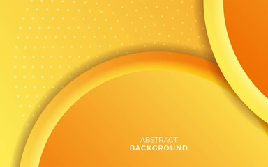 abstract circle yellow gradient vector background.