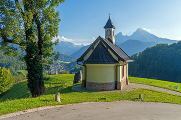 Poster - Kapelle der Seligpreisungen bei Berchtesgaden