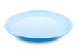 © Pataradon - Blue circle ceramics plate isolated on white background.
