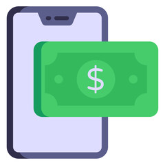 Canvas Print - Mobile Payment 

