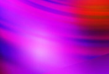 Wall Mural - light pink, red vector blurred shine abstract background.