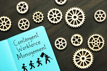 Contingent Workforce Management Is Shown On The Business Photo Using The Text