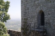 Vista Do Interior De Um Castelo - Povoa De Lanhoso Portugal