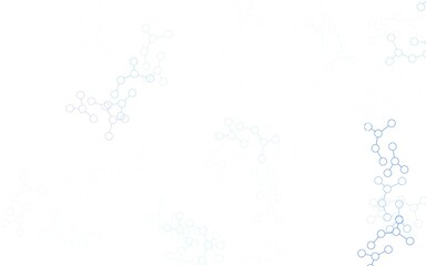 Wall Mural - light blue, yellow vector background with forms of artificial intelligence.