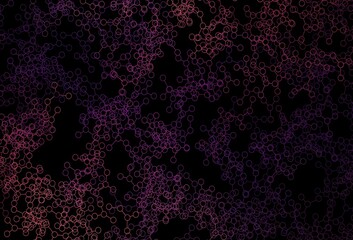 Wall Mural - dark pink, yellow vector texture with artificial intelligence concept.