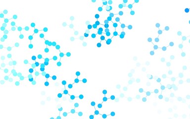 Wall Mural - light blue vector backdrop with artificial intelligence data.