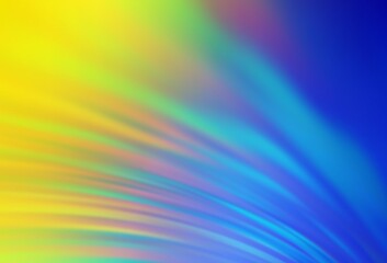 Wall Mural - light blue, yellow vector abstract bright texture.
