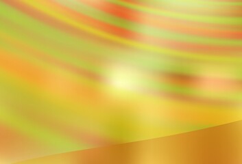 Wall Mural - dark yellow vector blurred template.