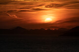 Fototapeta Niebo - Zachód słońca nad morzem
