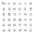 © tettygreen - Outline web icons set - Real Estate - Vector