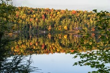 The Upper Peninsula Of Michigan Shows Us The Colorful Reflections Of The Great Lakes. 
