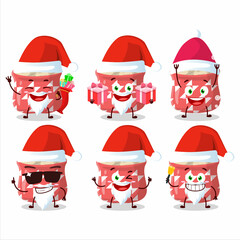 Canvas Print - Santa Claus emoticons with dried ginger cartoon character