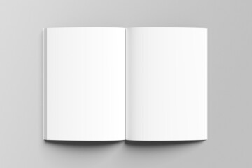 Blank Magazine Mockup 