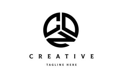 CON creative circle three letter logo