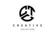 CTC creative circle three letter logo