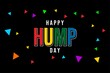 Hump Day. Holiday concept. Template for background, banner, card, poster with text inscription. Vector EPS10 illustration