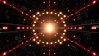 © shufilm - Space Red Light Mechanical Tunnel Background