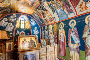 Wall Mural - Dans le musée du Monastère de Varlaam dans les Météores