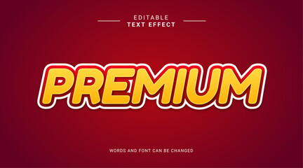 Editable text effect bold modern color style. Sale special premium trend space