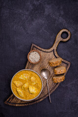 Wall Mural - Curry with vegetables, lentils and meat