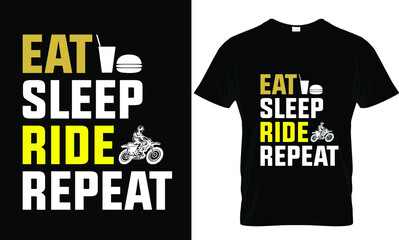 Poster - Eat sleep game repeat - funny text DRINK/TRADE/MOVIE/WORK/FLY/RIDE/GYM t-shirt,