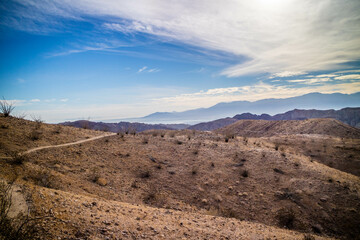 Wall Mural - Mecca Hills in Ladder Hike at Palm Spring, California