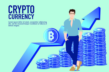 crypto currency concept