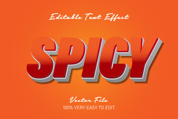 Sticker - red bold spicy text effect