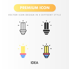 idea icon for your website design, logo, app, UI. Vector graphics illustration and editable stroke.