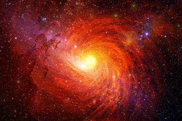 Wall Mural - Space galaxies and stars in the night sky