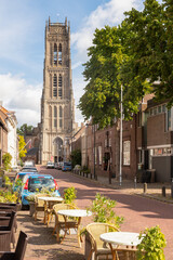 Great or St. Maartens church of Zaltbommel, built in the15th century, The Netherlands.