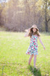 © Cavan Images - Beautiful Teen Girl Outdoors in Sundress, backlit.