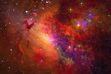 Wall Mural - Space galaxies and stars in the night sky