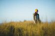 © Cavan Images - Traveller Girl exploring the coast