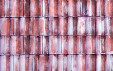 The Old Red Tile On The Roof