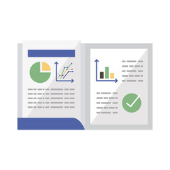 Wall Mural - charts in document file