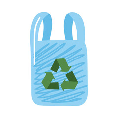 Wall Mural - recycle bag icon