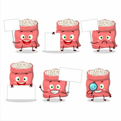 Sticker - Black eyed peas cartoon character bring information board