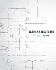 Wall Mural - science background
