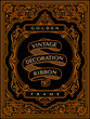 © Extezy - Vintage retro card. Template calligraphic frame design