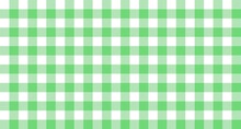 Green White Plaid Rustic Seamless Pattern