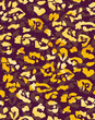 Smooth Textured Seamless Leopard Pattern Shiny Fashion Colors Perfect for Allover Fabric Print or Wrapping Paper