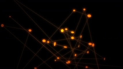 Wall Mural - algorithm machine learning connected lines