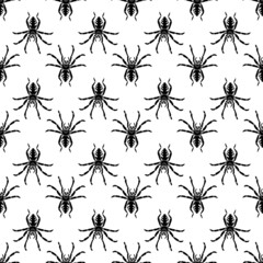 Sticker - Spider pattern seamless background texture repeat wallpaper geometric vector